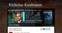 Desktop Screenshot of nicholaskaufmann.com