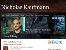 Tablet Screenshot of nicholaskaufmann.com